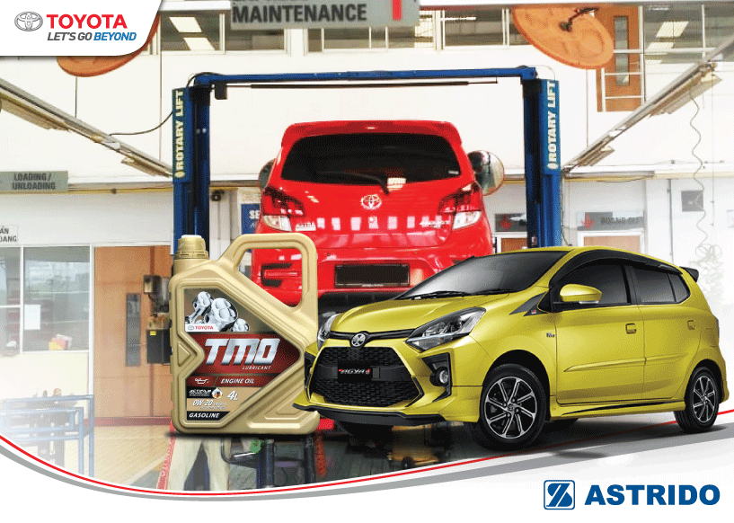 Toyota AStrido - Berapa Biaya Ganti Oli Toyota Agya di Bengkel Resmi
