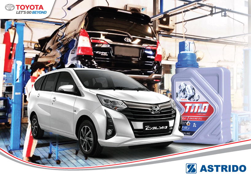 Toyota AStrido - Berapa Biaya Ganti Oli Toyota Calya di Bengkel Resmi