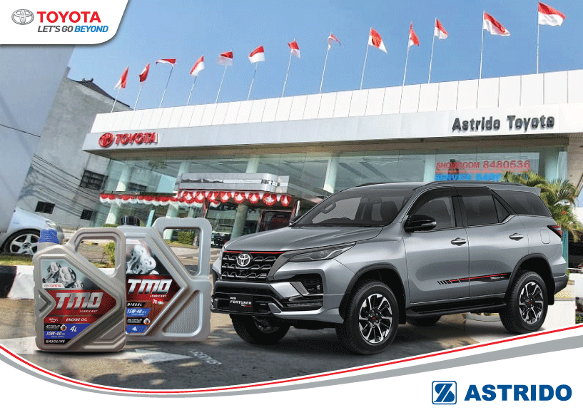 Toyota AStrido - Berapa Biaya Ganti Oli Toyota Fortuner di Bengkel Resmi?