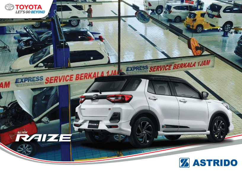 Toyota AStrido - Berapa Biaya Servis Rutin Toyota Raize di Bengkel Resmi? Ini Penjelasannya