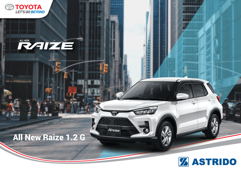 Toyota AStrido - Spesifikasi dan Fitur Lengkap Toyota Raize 1.200 cc