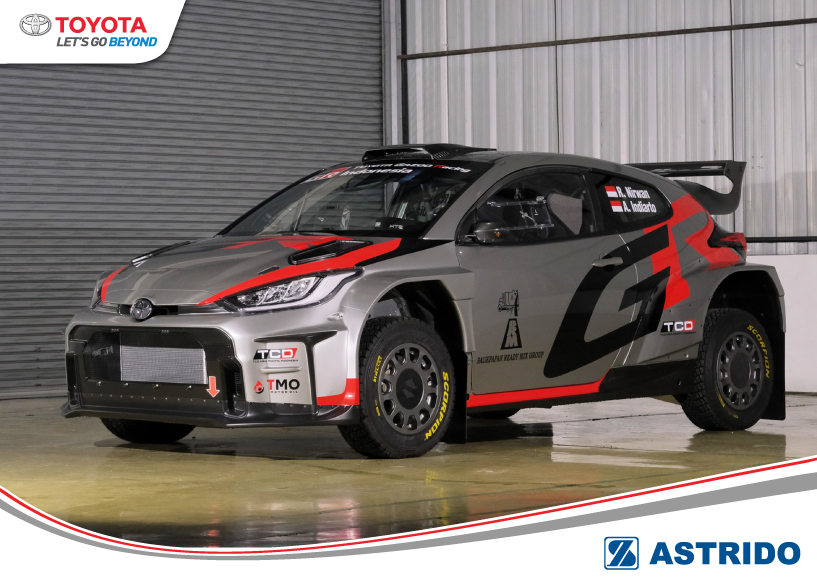 Toyota AStrido - TOYOTA GAZOO Racing Indonesia Datangkan GR Yaris Rally2 Pertama di Asia