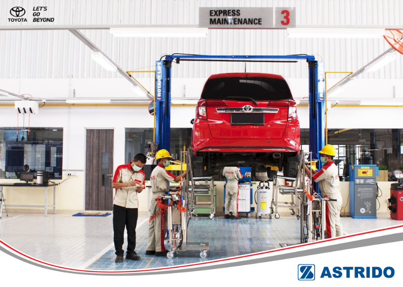 Toyota AStrido - Keunggulan Servis Berkala di Bengkel Resmi Toyota Astrido